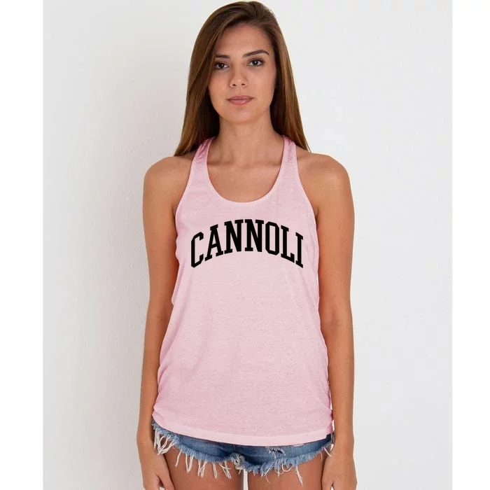 Cannoli Women's Knotted Racerback Tank