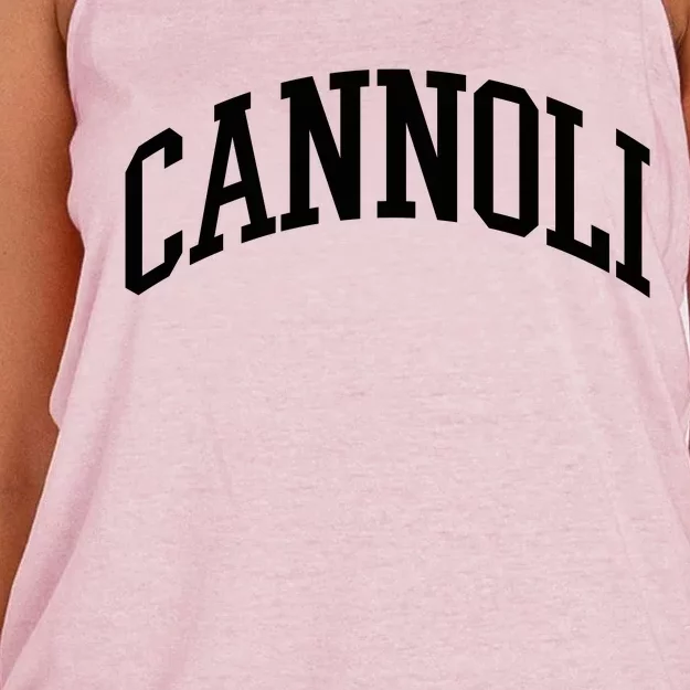 Cannoli Women's Knotted Racerback Tank