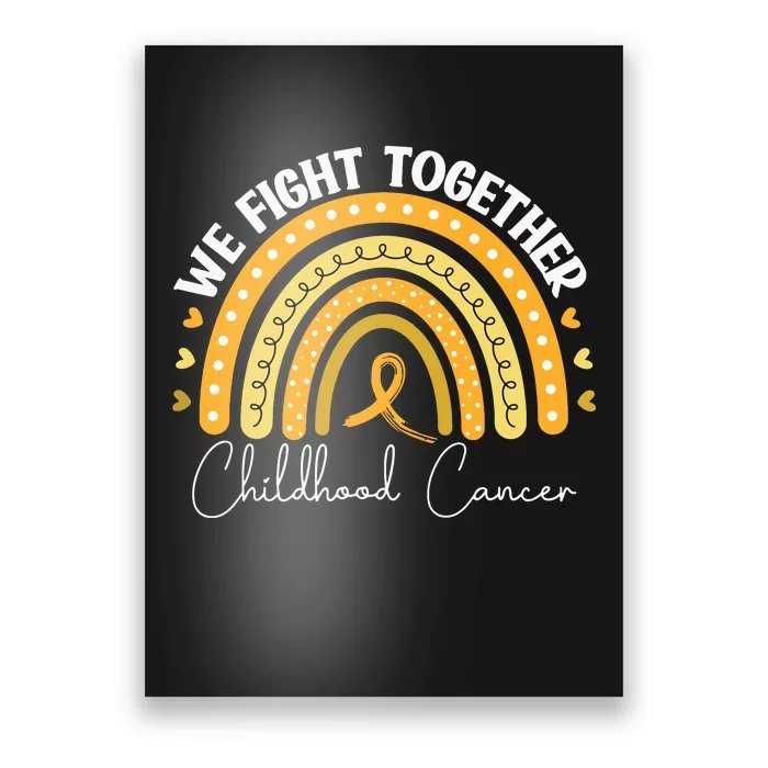 Childhood Cancer Awareness Gold Ribbon Poster