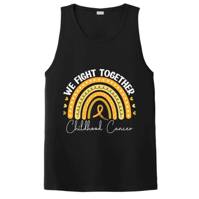 Childhood Cancer Awareness Gold Ribbon Performance Tank