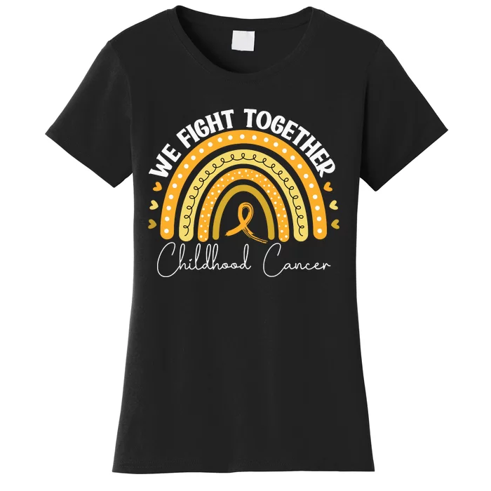 Childhood Cancer Awareness Gold Ribbon Women's T-Shirt