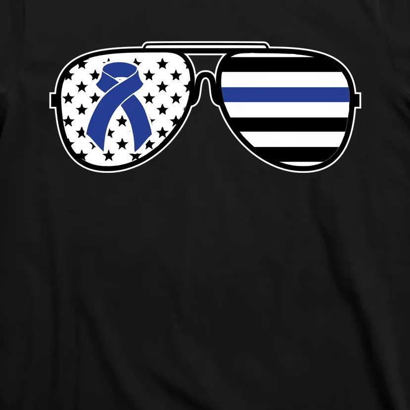 Colon Cancer Awareness Month Sunglasses T-Shirt