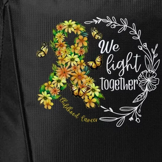 Childhood Cancer Awareness We Fight Together City Backpack