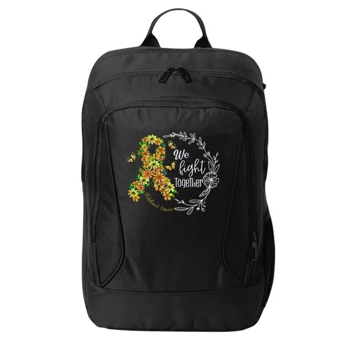 Childhood Cancer Awareness We Fight Together City Backpack