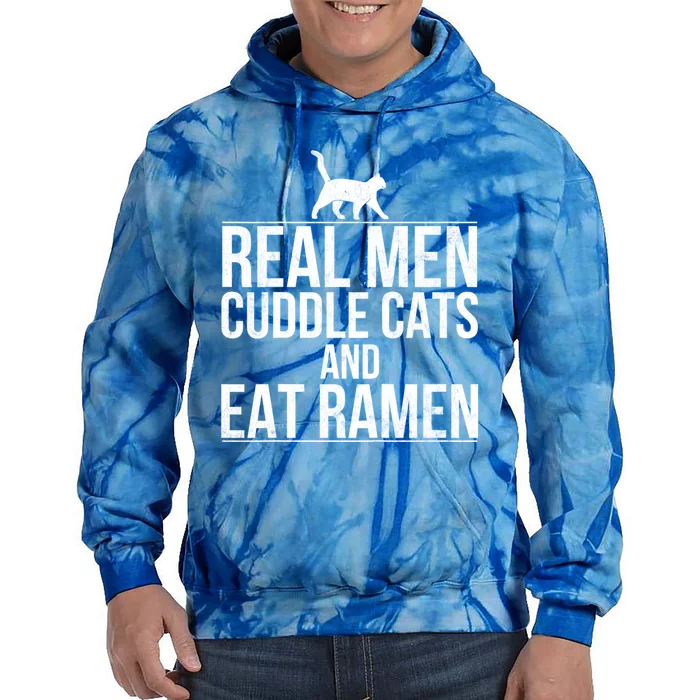 Cuddle Cats And Eat Ramen Tie Dye Hoodie