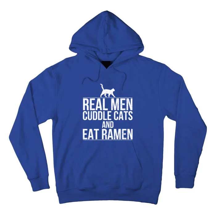 Cuddle Cats And Eat Ramen Tall Hoodie