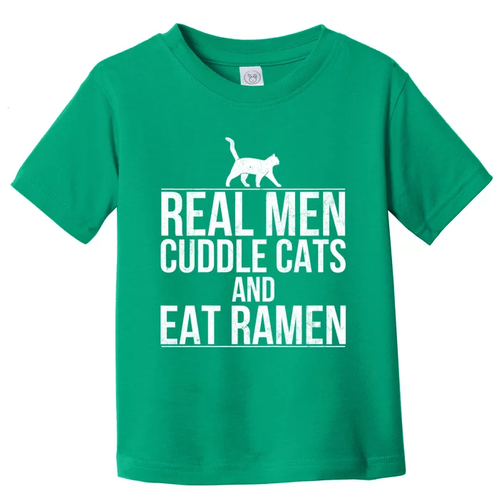 Cuddle Cats And Eat Ramen Toddler T-Shirt