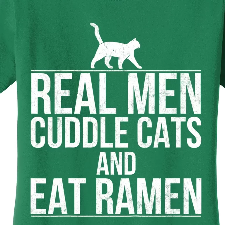 Cuddle Cats And Eat Ramen Women's T-Shirt