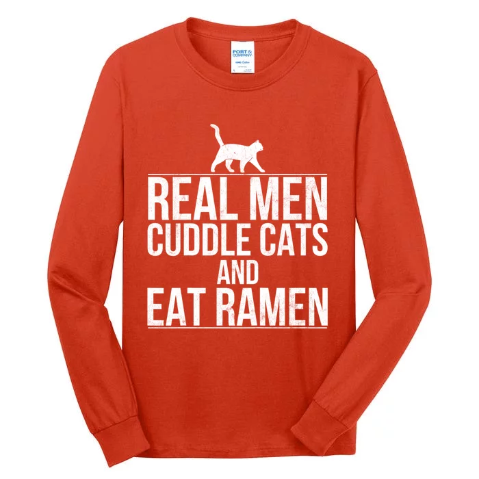 Cuddle Cats And Eat Ramen Tall Long Sleeve T-Shirt