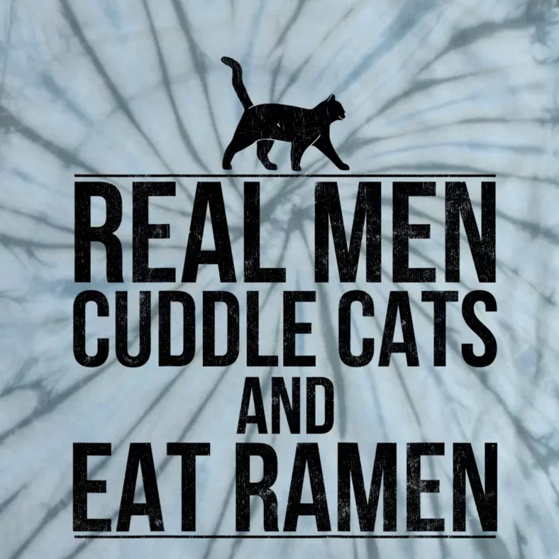 Cuddle Cats And Eat Ramen Tie-Dye T-Shirt