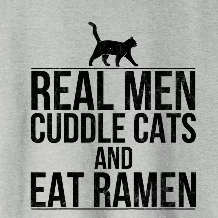 Cuddle Cats And Eat Ramen Women's Crop Top Tee