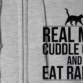 Cuddle Cats And Eat Ramen Full Zip Hoodie