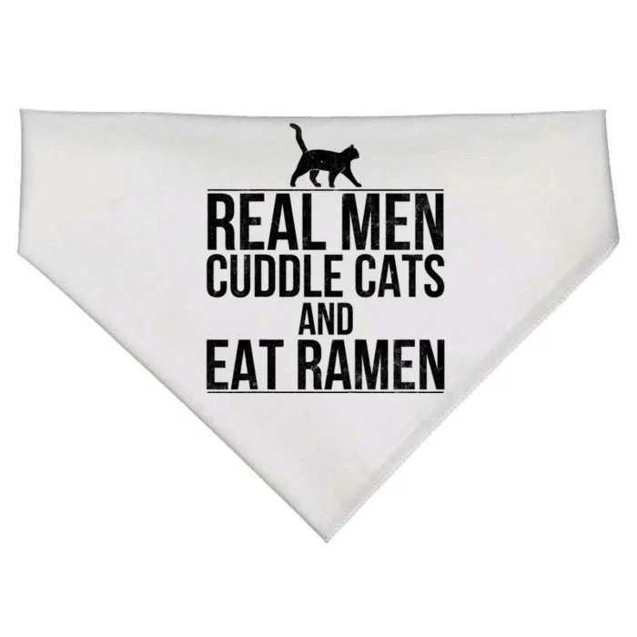 Cuddle Cats And Eat Ramen USA-Made Doggie Bandana