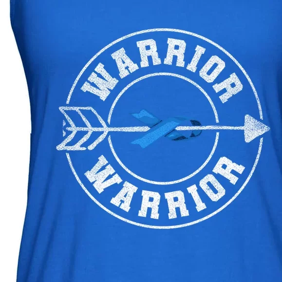 Colon Cancer Awareness Colonoscopy Warrior Survivor Gift Ladies Essential Flowy Tank