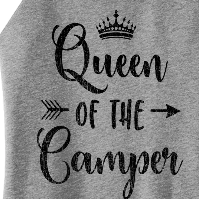 Cute Camping Accessory Rv Queen Of The Camper Funny Gift Women’s Perfect Tri Rocker Tank