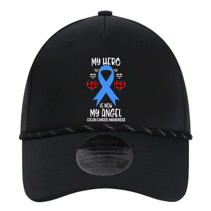 Colon Cancer Awareness Remembrance Hero Is Now My Angel Gift Performance The Dyno Cap