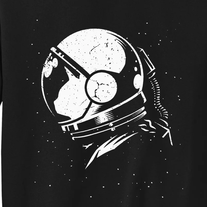 Catstronaut Cute Astronaut Cat Flying in Space Tall Sweatshirt