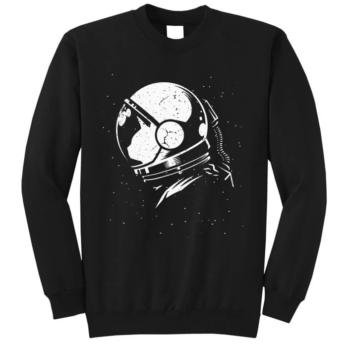 Catstronaut Cute Astronaut Cat Flying in Space Tall Sweatshirt