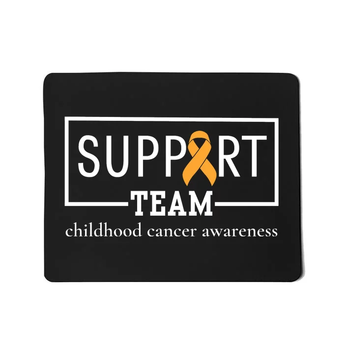 Childhood Cancer Awareness Support Team Mousepad