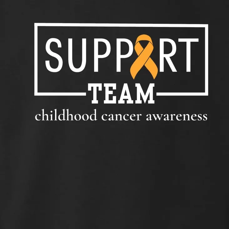 Childhood Cancer Awareness Support Team Toddler Hoodie