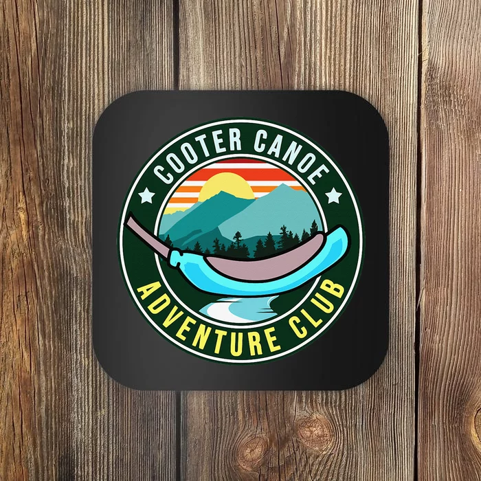 Cooter Canoe Adventure Club Funny ICU ER Nurse Life Nursing Coaster