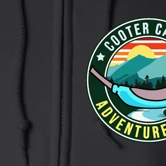 Cooter Canoe Adventure Club Funny ICU ER Nurse Life Nursing Full Zip Hoodie