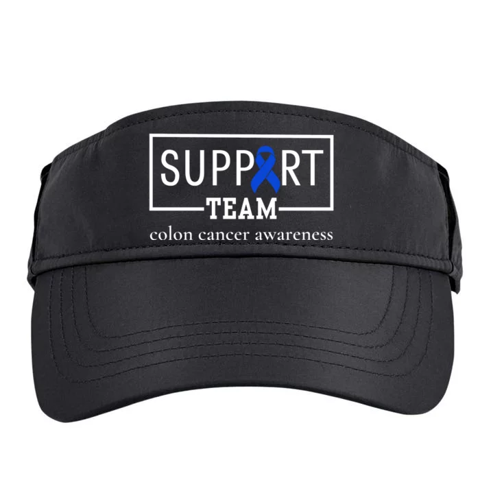 Colon Cancer Awareness Support Team Adult Drive Performance Visor