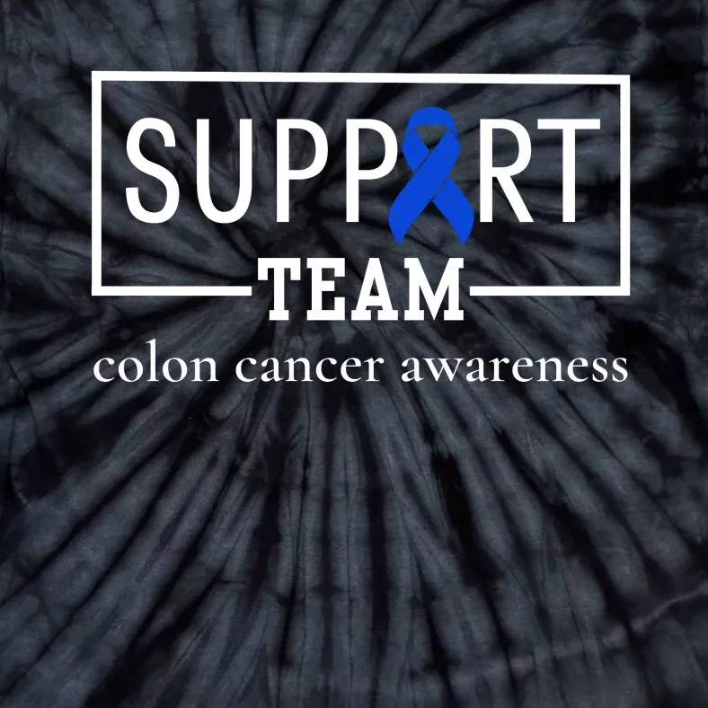 Colon Cancer Awareness Support Team Tie-Dye T-Shirt