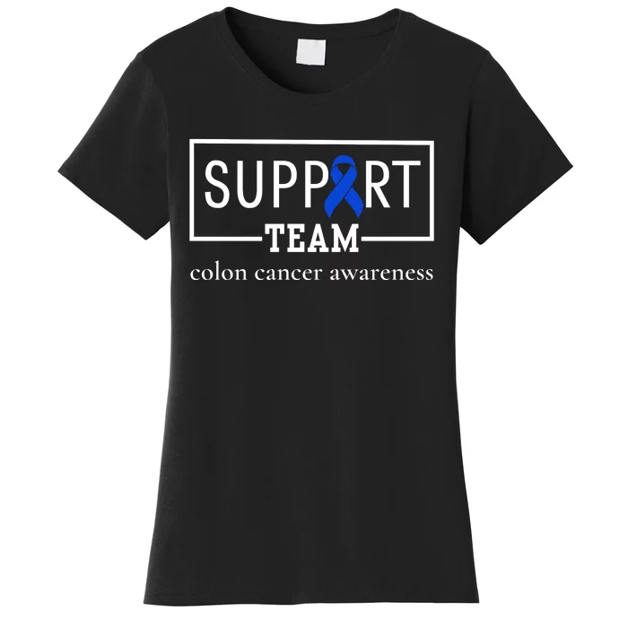 Colon Cancer Awareness Support Team Women's T-Shirt