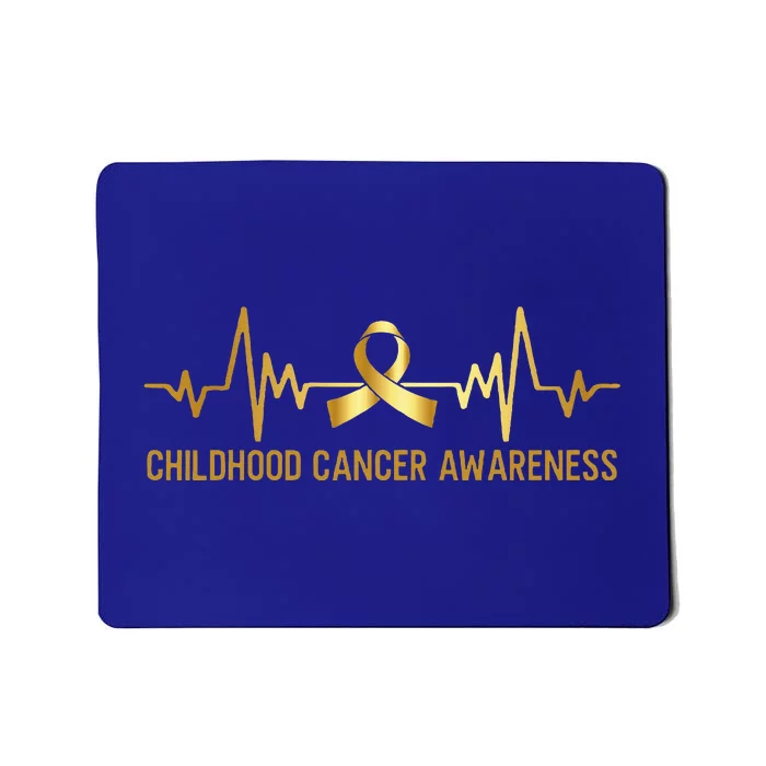 Childhood Cancer Awareness Warrior For Man Woman Mousepad