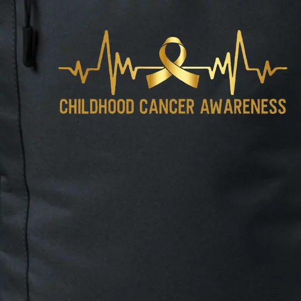 Childhood Cancer Awareness Warrior For Man Woman Daily Commute Backpack