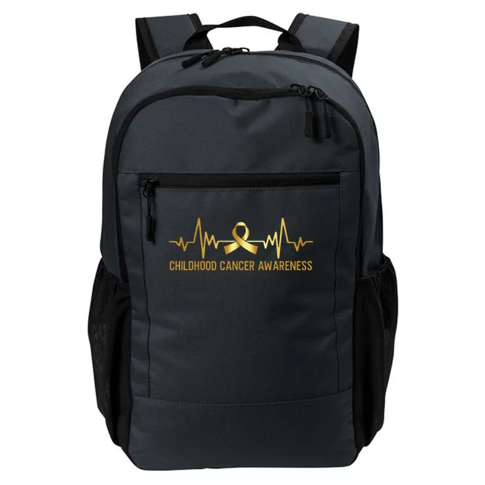 Childhood Cancer Awareness Warrior For Man Woman Daily Commute Backpack