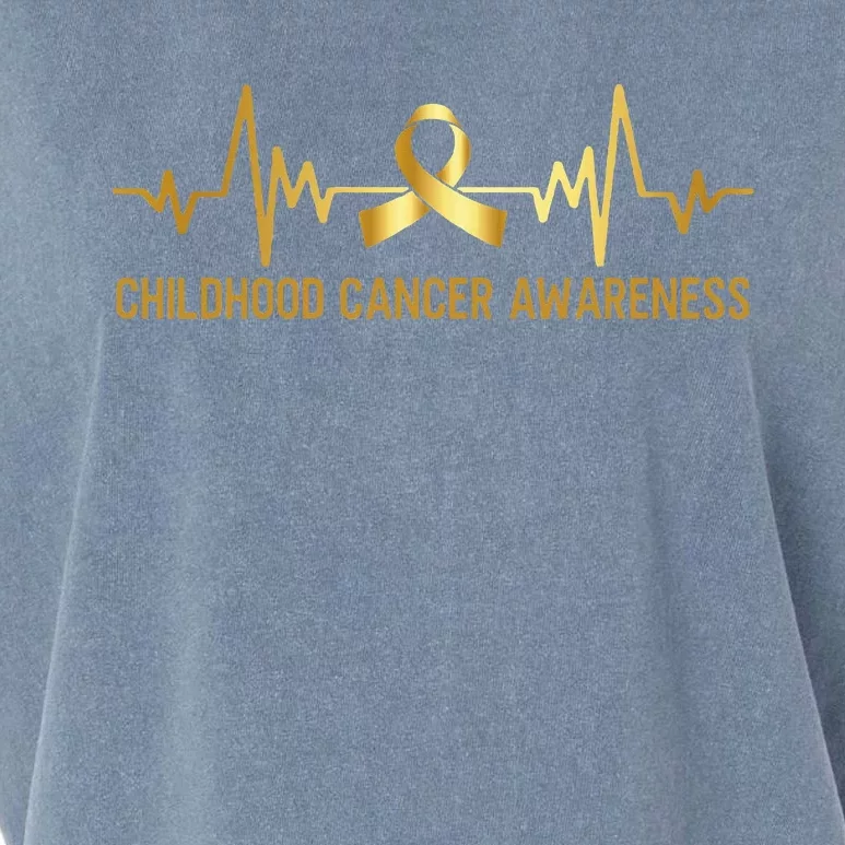 Childhood Cancer Awareness Warrior For Man Woman Garment-Dyed Women's Muscle Tee