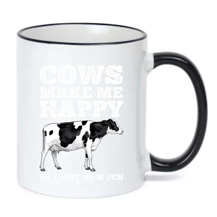 Cool Cow Art For Women Cow Farmer Dairy Cows Farm Animal Black Color Changing Mug