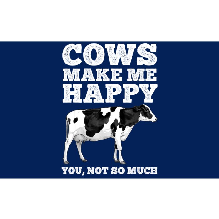 Cool Cow Art For Women Cow Farmer Dairy Cows Farm Animal Bumper Sticker