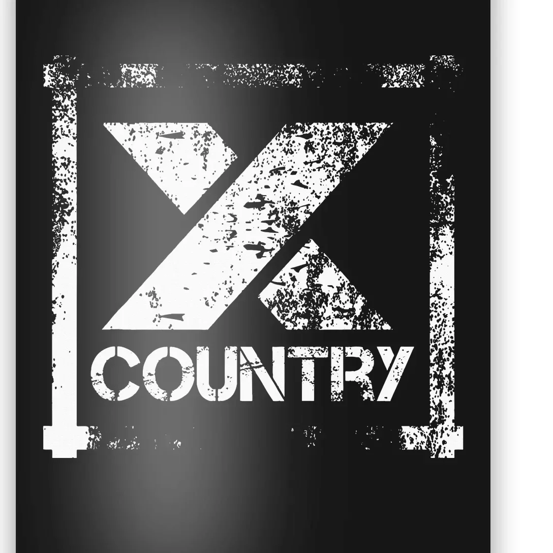 Cross Country Athlete Track Running Poster