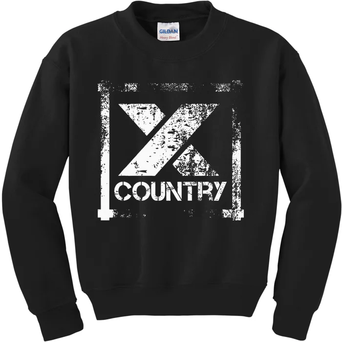 Cross Country Athlete Track Running Kids Sweatshirt