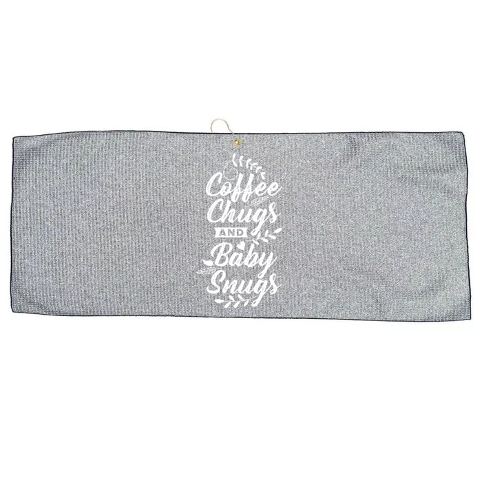 Coffee Chugs And Snugs Sitter Gift Large Microfiber Waffle Golf Towel