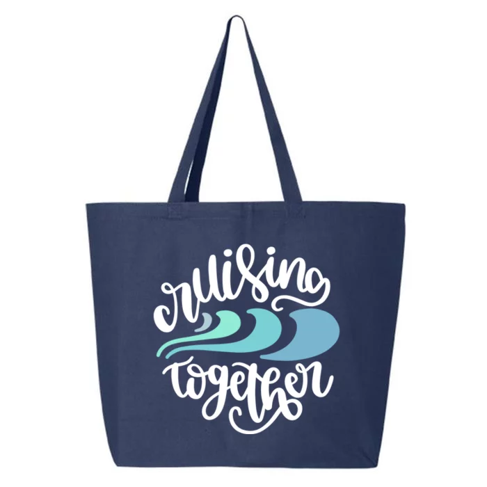 Couple Cruise Anniversary Honeymoon Gift Cruising Together Gift 25L Jumbo Tote