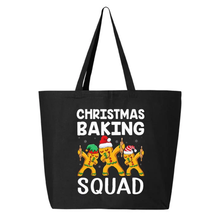 Christmas Cookie Baking Team Squad Dabbing Gingerbread Man 25L Jumbo Tote