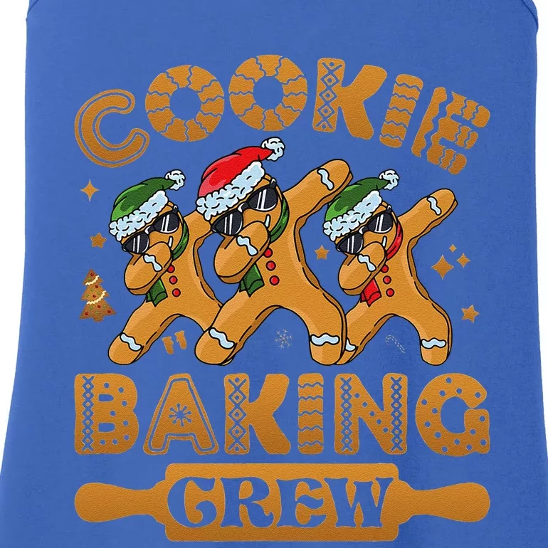 Christmas Cookie Baking Crew Xmas Pajamas Gingerbread Team Ladies Essential Tank