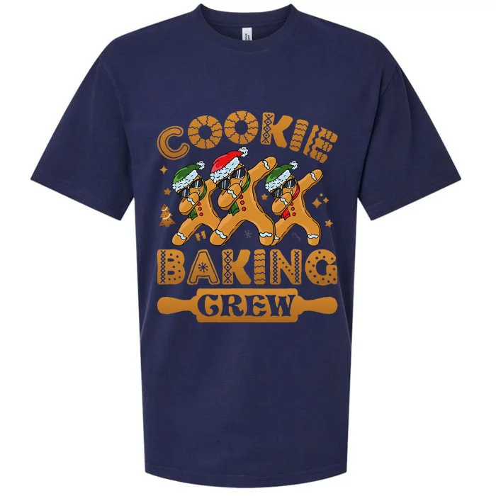 Christmas Cookie Baking Crew Xmas Pajamas Gingerbread Team Sueded Cloud Jersey T-Shirt