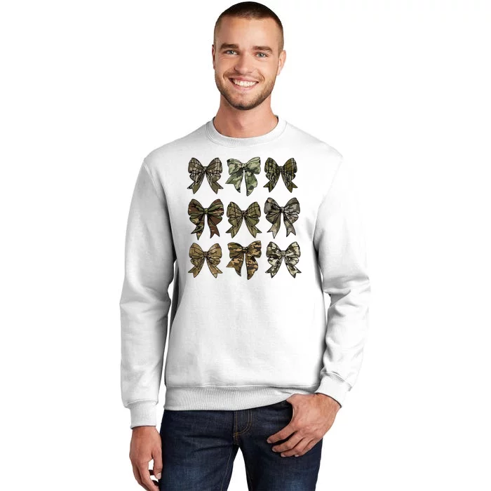 Camo Coquette Bow Duck Hunt Duck Hunting Sweatshirt