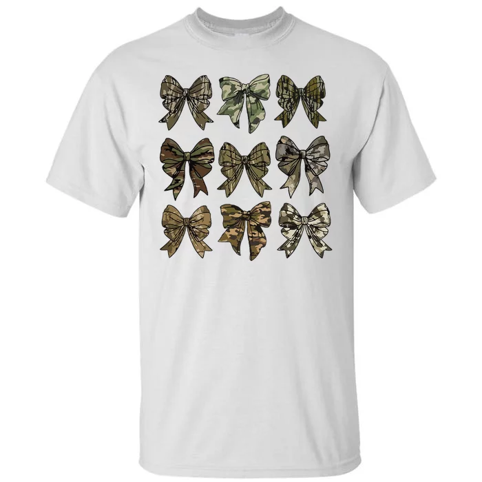 Camo Coquette Bow Duck Hunt Duck Hunting Tall T-Shirt