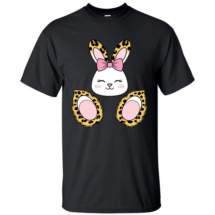 Cute Cheetah Bunny Adorable Easter Tall T-Shirt