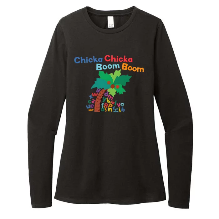 Chicka Chicka Boom Boom Costume Halloween Decorations Gifts Womens CVC Long Sleeve Shirt