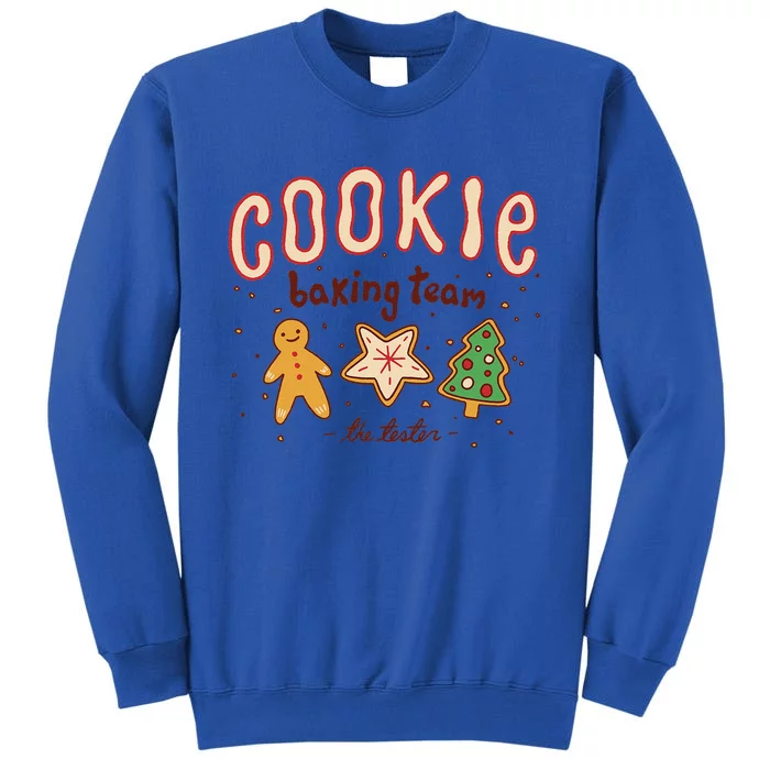 Christmas Cookie Baking Team Funny Pajamas Family Xmas Tall Sweatshirt