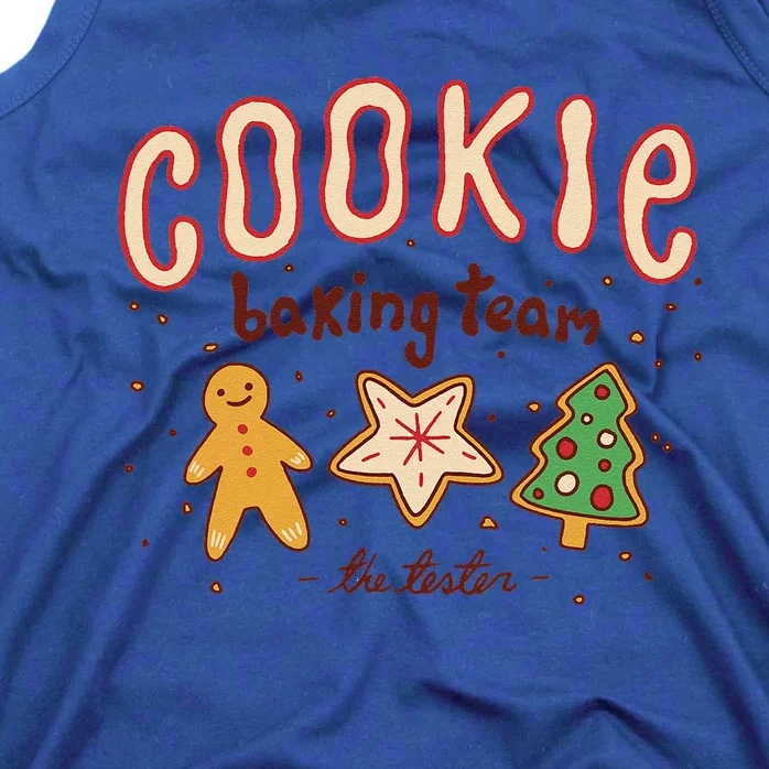 Christmas Cookie Baking Team Funny Pajamas Family Xmas Tank Top