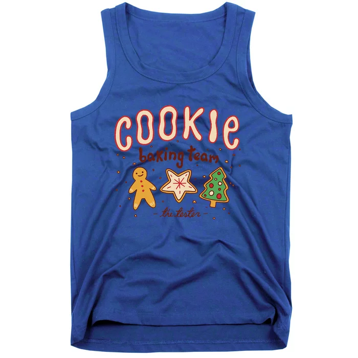 Christmas Cookie Baking Team Funny Pajamas Family Xmas Tank Top