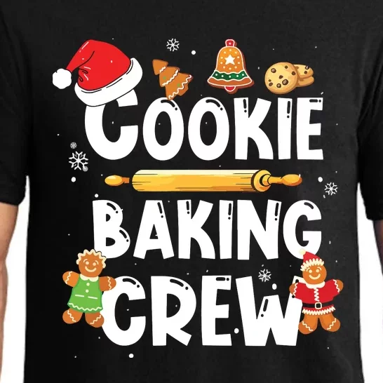 Christmas Cookie Baking Crew Pajama Gingerbread Christmas Santa Hat Xmas Pajama Set